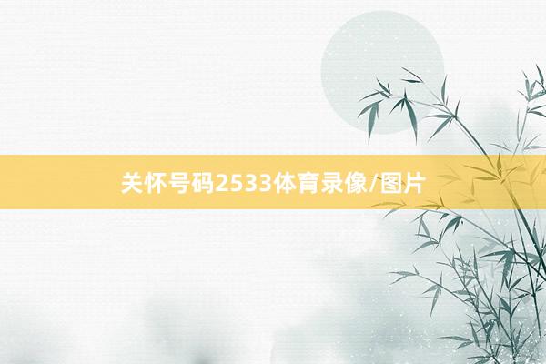 关怀号码2533体育录像/图片