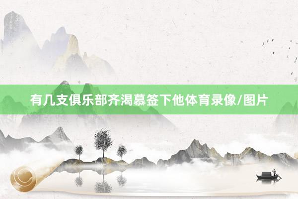 有几支俱乐部齐渴慕签下他体育录像/图片