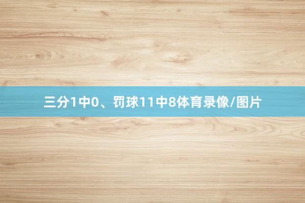 三分1中0、罚球11中8体育录像/图片