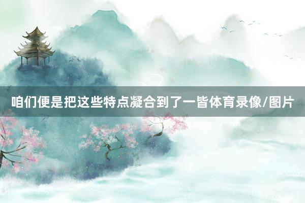 咱们便是把这些特点凝合到了一皆体育录像/图片