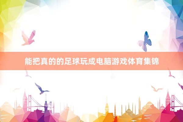 能把真的的足球玩成电脑游戏体育集锦