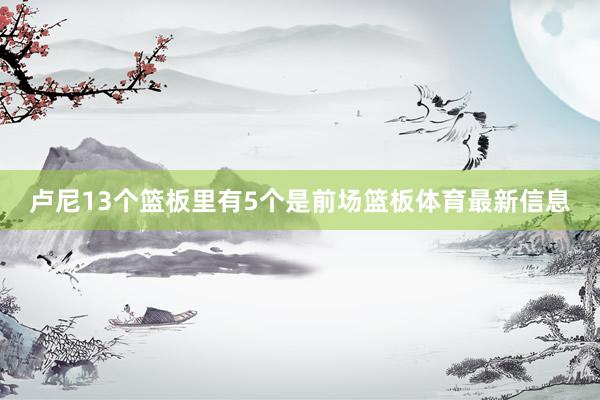 卢尼13个篮板里有5个是前场篮板体育最新信息