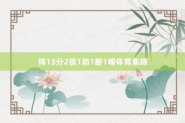 得13分2板1助1断1帽体育集锦