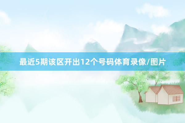 最近5期该区开出12个号码体育录像/图片