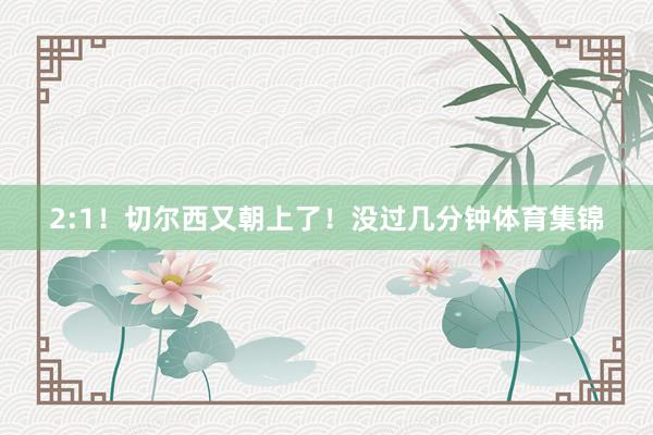 2:1！切尔西又朝上了！没过几分钟体育集锦