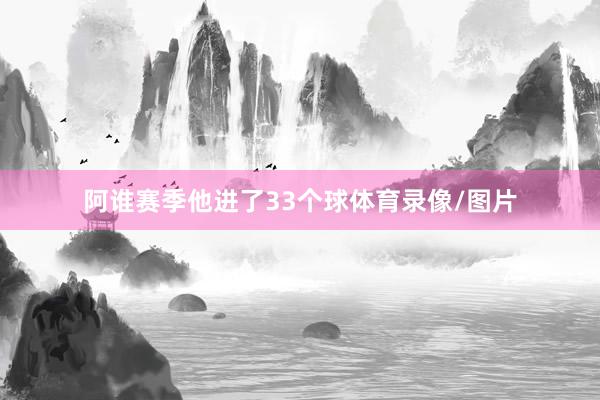 阿谁赛季他进了33个球体育录像/图片