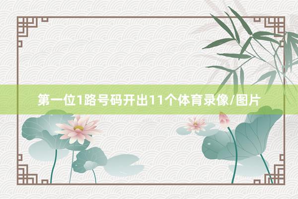 第一位1路号码开出11个体育录像/图片