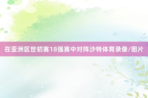 在亚洲区世初赛18强赛中对阵沙特体育录像/图片