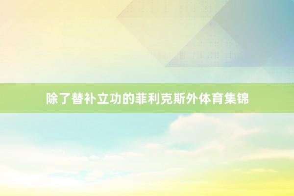 除了替补立功的菲利克斯外体育集锦