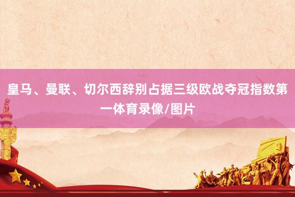 皇马、曼联、切尔西辞别占据三级欧战夺冠指数第一体育录像/图片