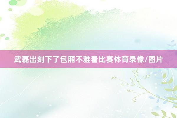 武磊出刻下了包厢不雅看比赛体育录像/图片
