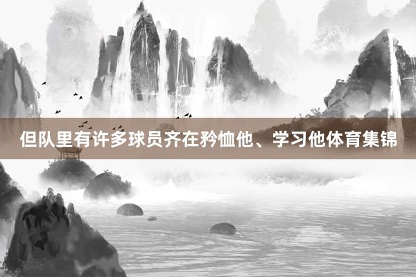 但队里有许多球员齐在矜恤他、学习他体育集锦