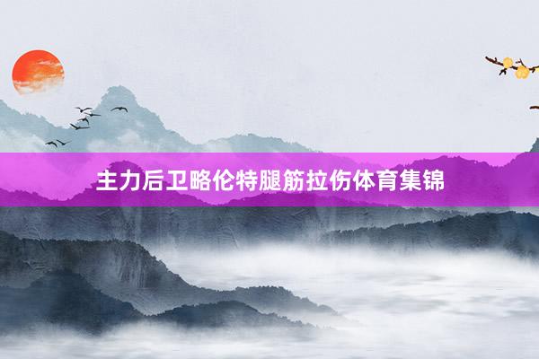 主力后卫略伦特腿筋拉伤体育集锦