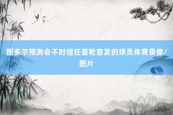 图多尔预测会不时信任首轮首发的球员体育录像/图片