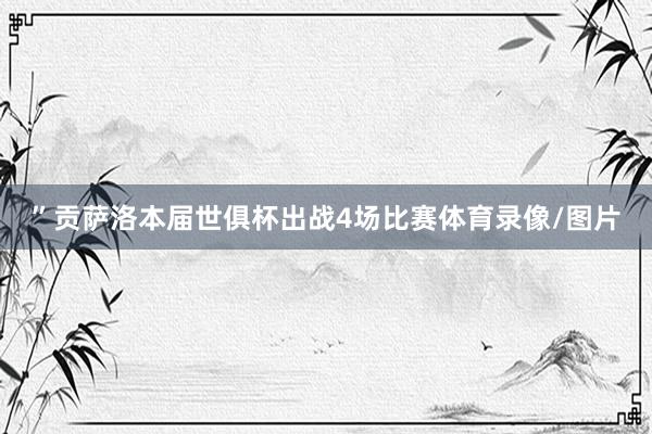 ”贡萨洛本届世俱杯出战4场比赛体育录像/图片