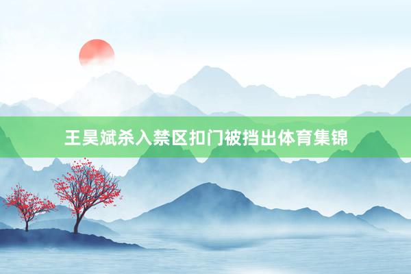 王昊斌杀入禁区扣门被挡出体育集锦