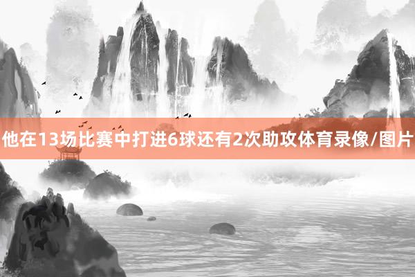 他在13场比赛中打进6球还有2次助攻体育录像/图片