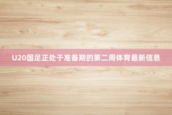 U20国足正处于准备期的第二周体育最新信息