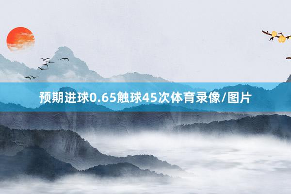 预期进球0.65触球45次体育录像/图片