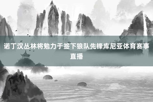诺丁汉丛林将勉力于签下狼队先锋库尼亚体育赛事直播