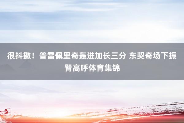 很抖擞！普雷佩里奇轰进加长三分 东契奇场下振臂高呼体育集锦