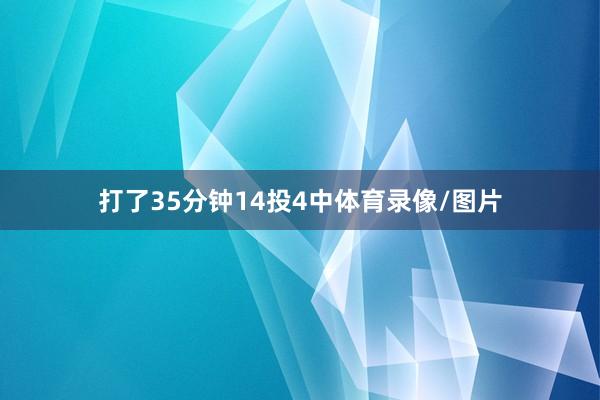打了35分钟14投4中体育录像/图片